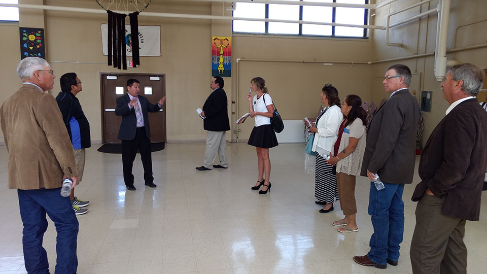 State Tribal Relations Committee tours the Pocha Memorial Clinic at the Helena Indian Alliance